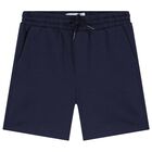 Boys White, Green & Navy Blue Shorts Set, 1, hi-res