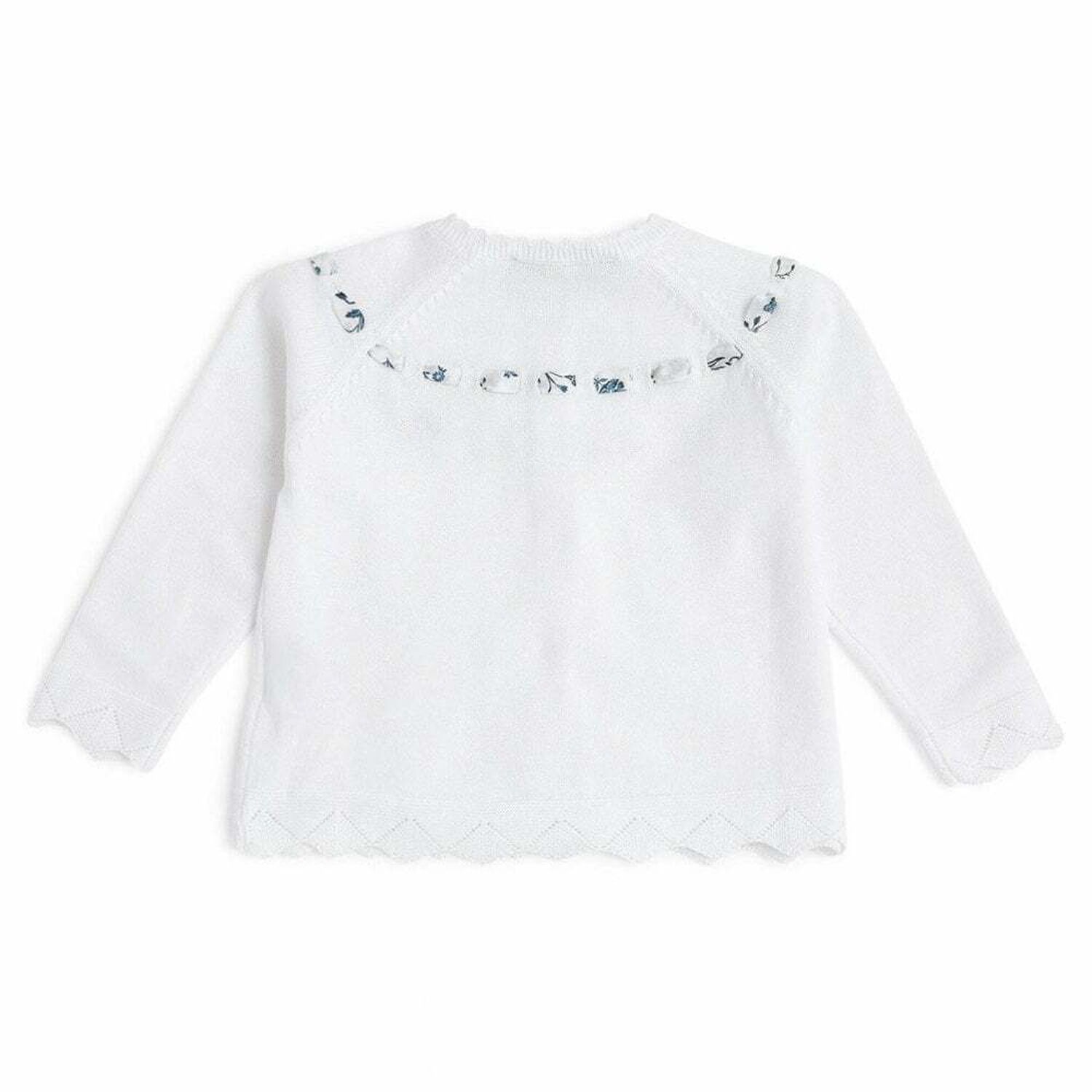 كارديجان قطن باللون الابيض, 1, hi-res