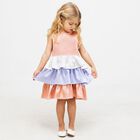 Girls Multi-Colored Layered Dress, 1, hi-res