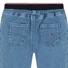 Younger Boys Blue Logo Denim Jeans, 2, hi-res