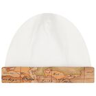 مجموعة هدايا ملابس الأطفال بنقشة خريطة جغرافية باللونين الأبيض والبيج, 3, hi-res