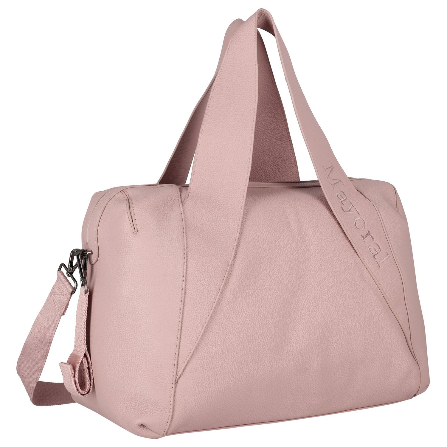 Baby Girls Pink Logo Changing Bag ( 44cm ), 1, hi-res
