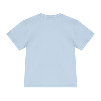 Younger Boys Blue Logo T-Shirt