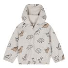 Baby Boys Grey & White Dinosaur Tracksuit ( 3 Piece ), 1, hi-res
