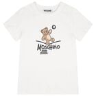 White Teddy Bear Logo T-Shirt, 1, hi-res