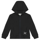 توب بسحاب بالشعار باللون الرمادي للأولاد, 1, hi-res