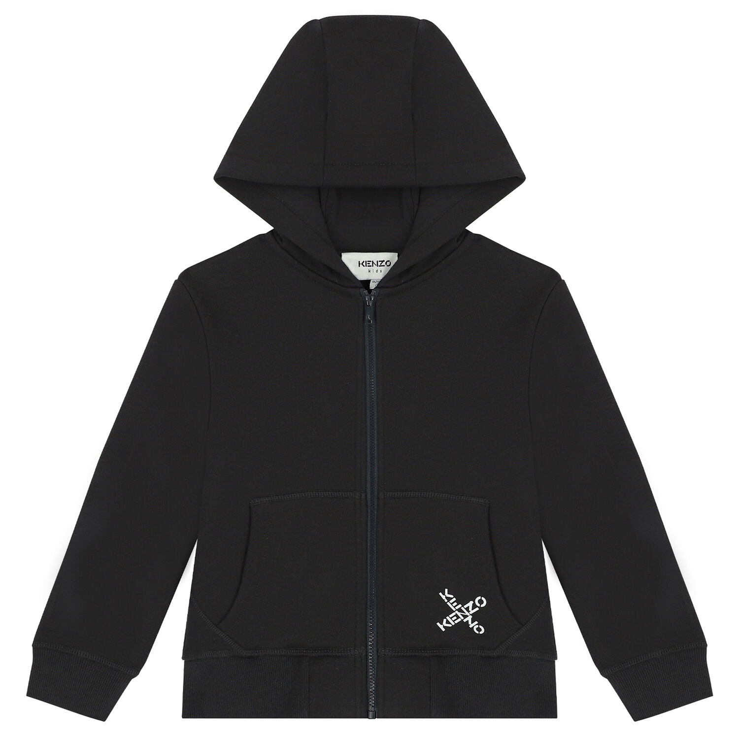 توب بسحاب بالشعار باللون الرمادي للأولاد, 1, hi-res