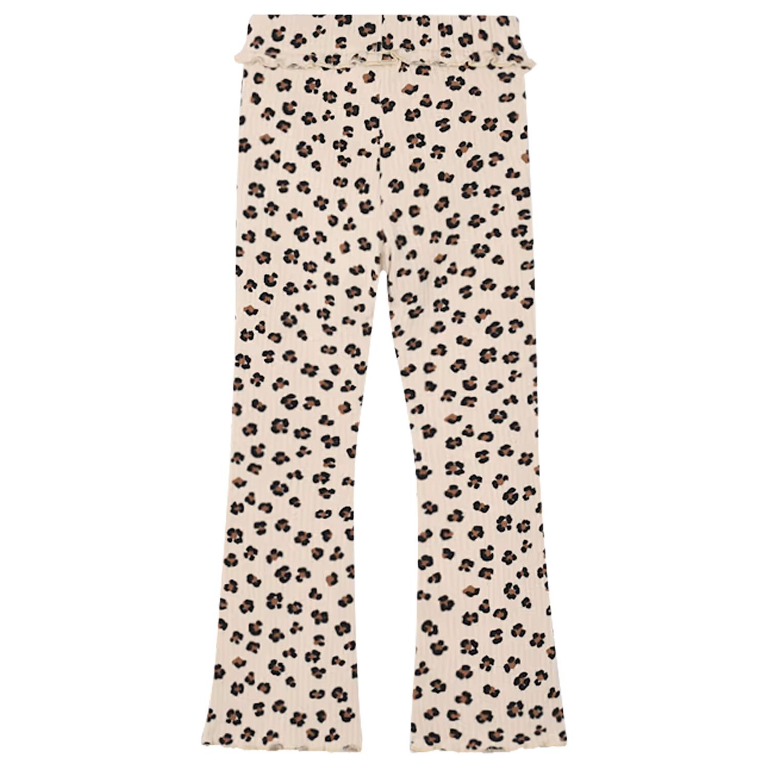 Girls Ivory Flare leggings, 1, hi-res