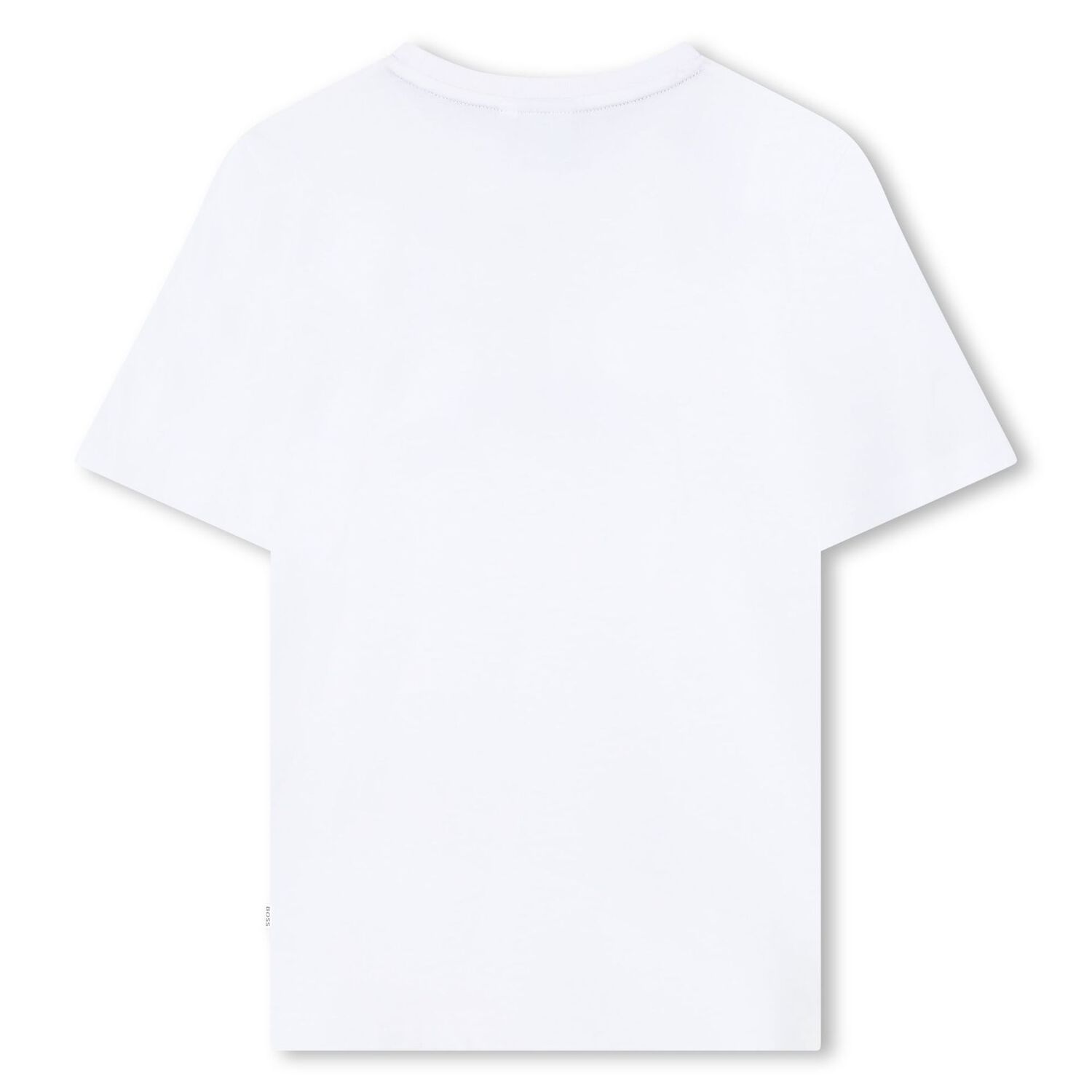 Boys White Logo T-Shirt, 1, hi-res