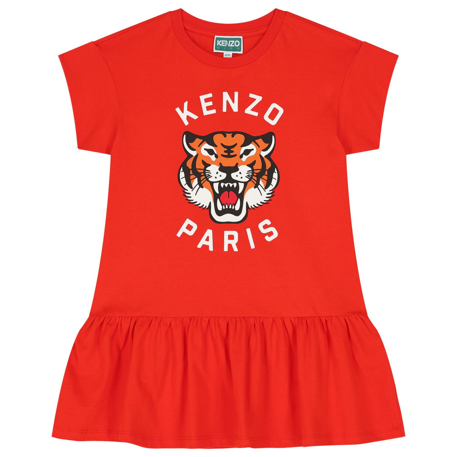 Girls Red Logo Tiger Dress, 1, hi-res image number null