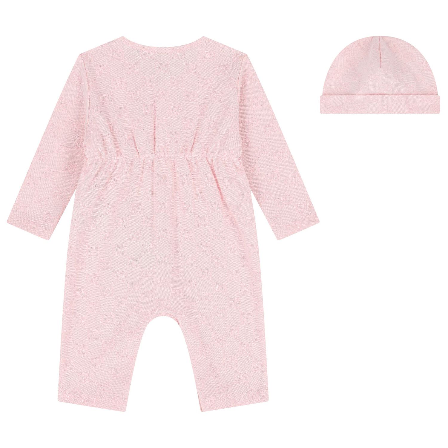 Baby Girls Pink GG Logo Romper Gift Set, 2, hi-res