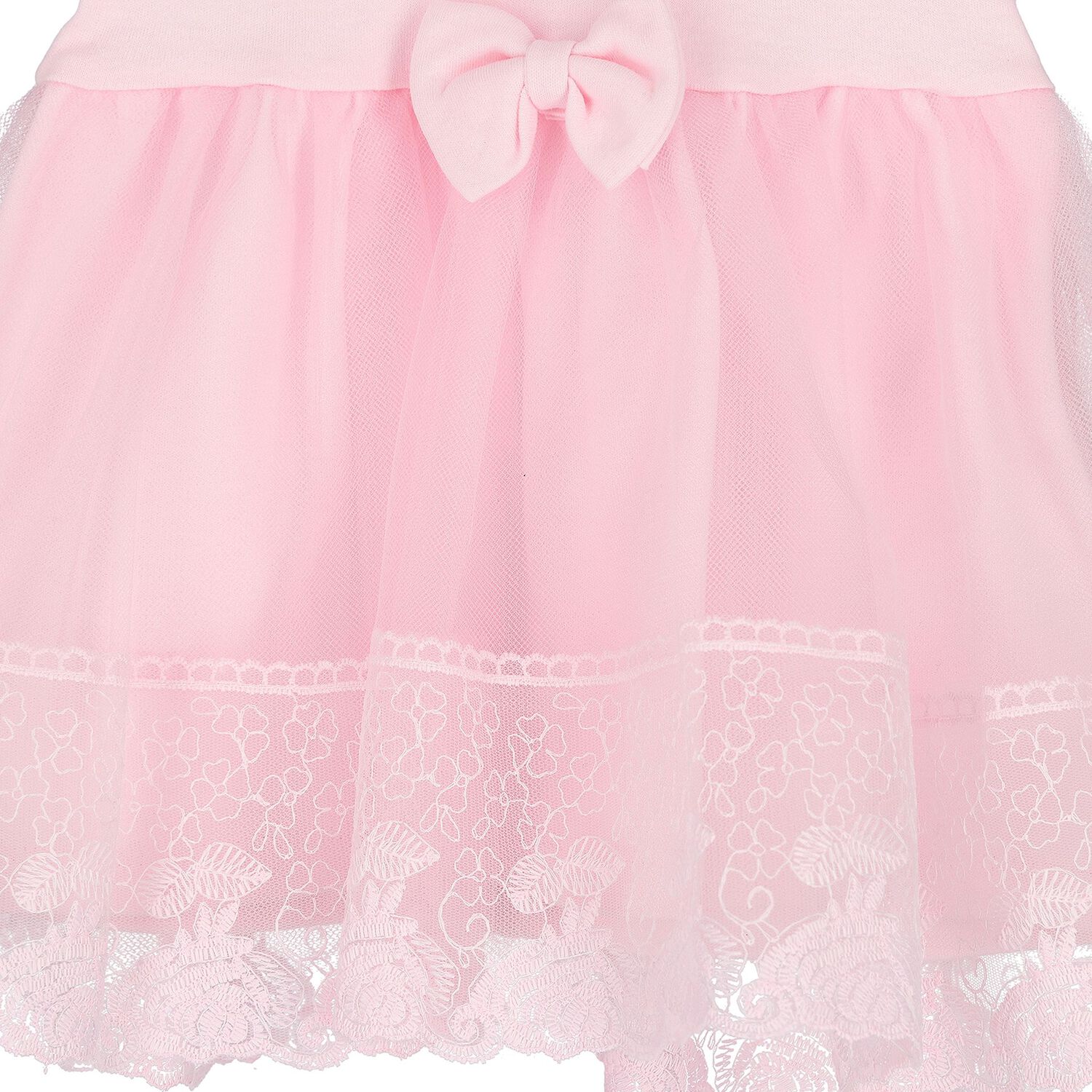 Baby Girls Pink Lace Dress Set, 1, hi-res