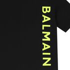 Black & Neon Yellow Logo T-Shirt, 1, hi-res