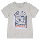 Boys Grey Logo T-Shirt , 1, hi-res