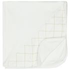 طقم هدايا للأولاد أفرول بالشعار باللون الأبيض والذهبي, 1, hi-res