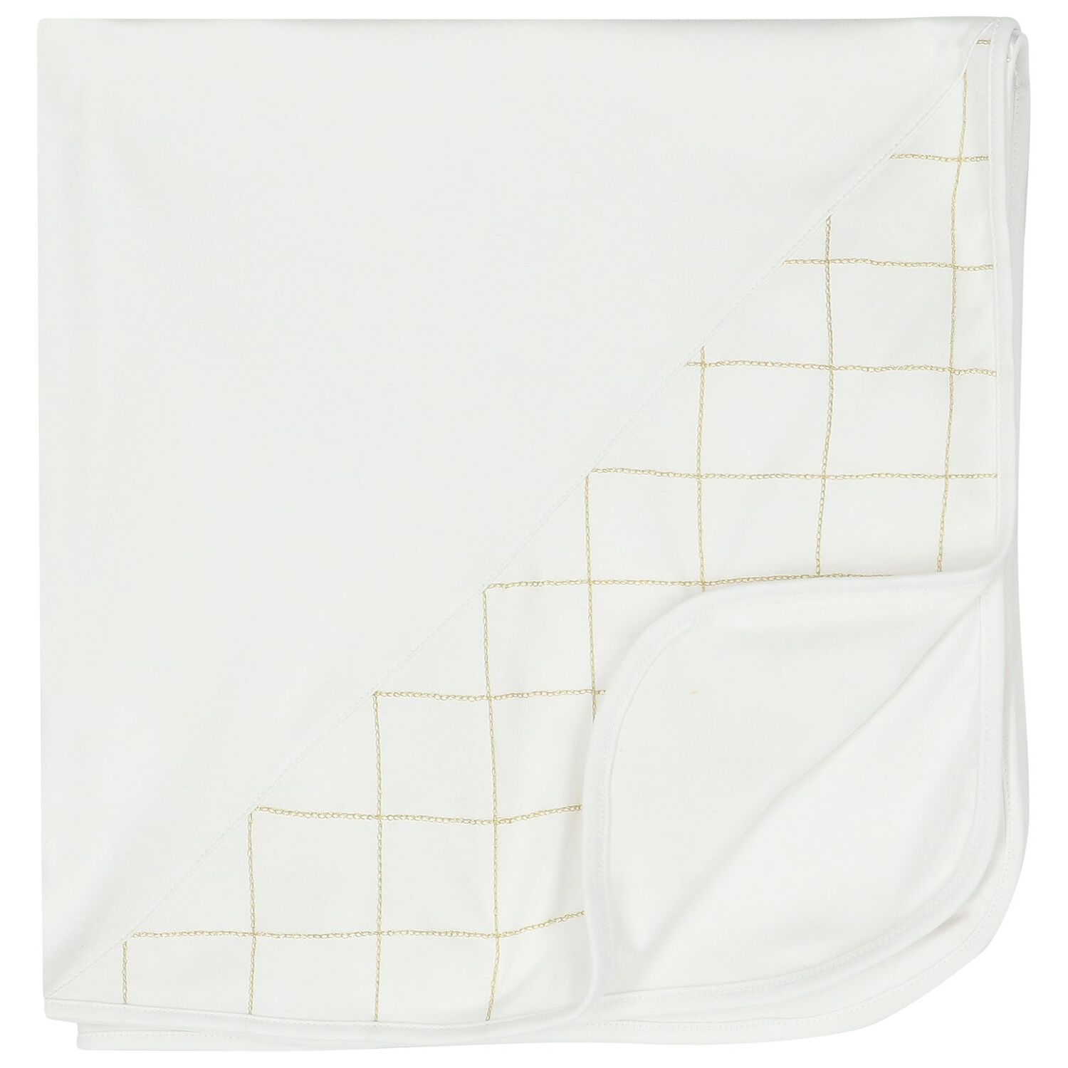 طقم هدايا للأولاد أفرول بالشعار باللون الأبيض والذهبي, 1, hi-res image number null