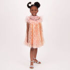 Girls Pink Sequin Tulle Dress, 1, hi-res