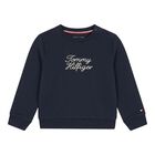 Baby Boys Navy Blue Logo Tracksuit , 1, hi-res