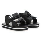 Boys Black Choupette & Karl Sandals, 1, hi-res