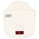 Ivory & Gold Logo Baby Bib, 1, hi-res