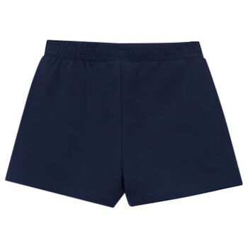 Girls Navy Blue Shorts