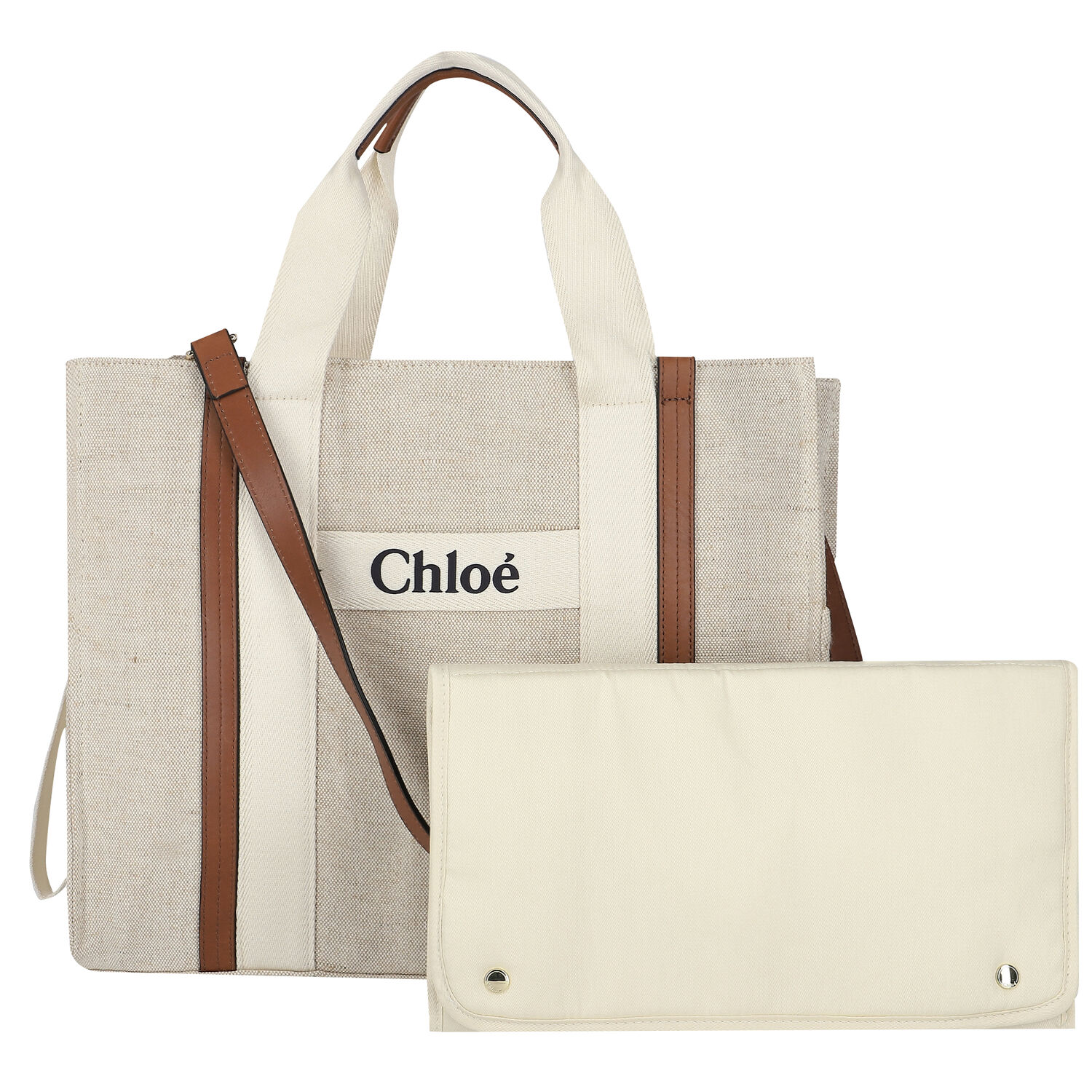  حقيبة بالشعار باللون البيج للأطفال, 1, hi-res image number null