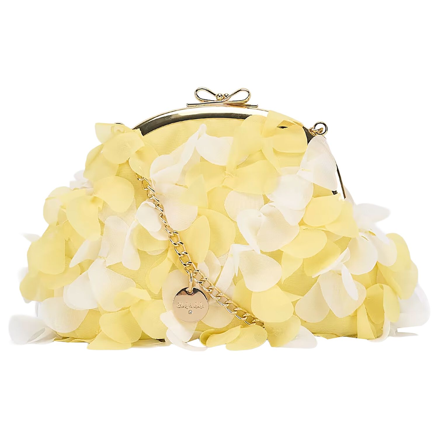 Girls Yellow & White Floral Bag, 2, hi-res