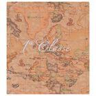 طقم هدايا ملابس أطفال للأولاد الصغار بطبعة خريطة جغرافية باللونين البيج والأزرق, 1, hi-res