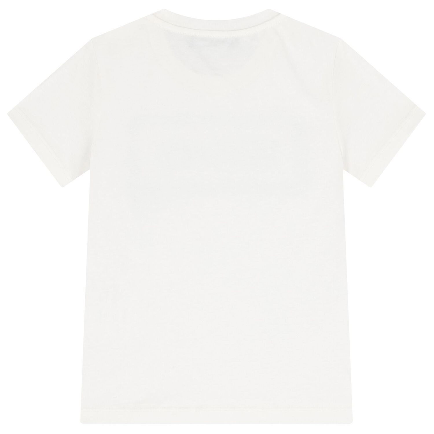 Boys White Logo T-Shirt, 2, hi-res