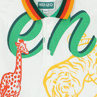 تيشيرت بولو بالشعار باللون الأبيض للأولاد, 1, hi-res