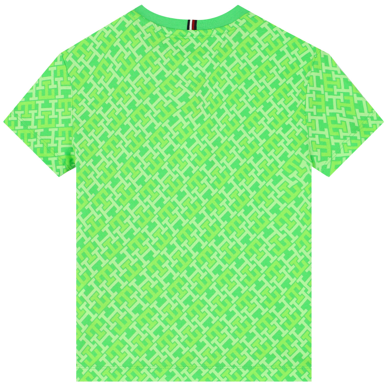 Boys Green Logo T-Shirt, 1, hi-res