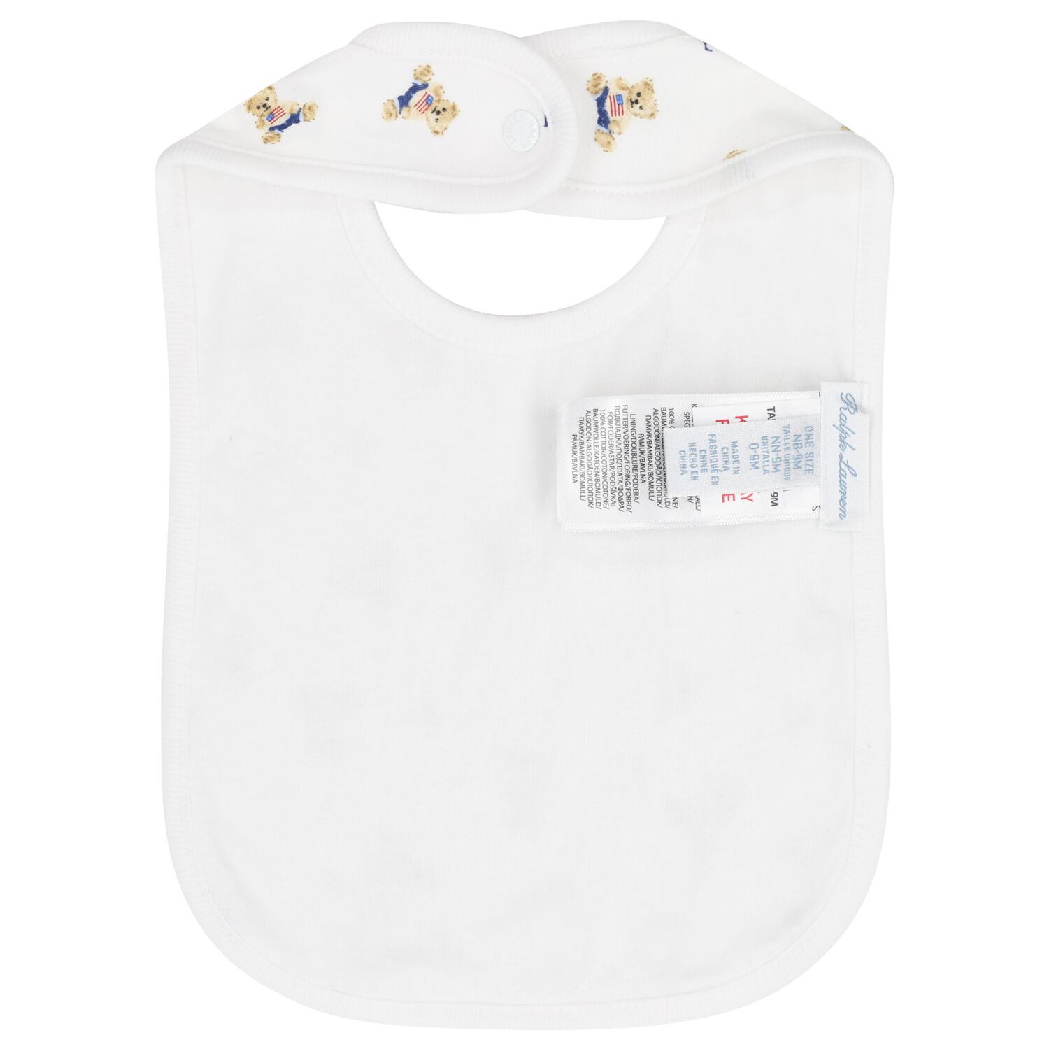  Baby Boys White Polo Bear Babysuit Gift Set, 1, hi-res