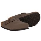 Beige Logo Leather Clog , 1, hi-res