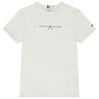 طقم اولاد شورت بالشعار باللون الرمادي, 2, hi-res