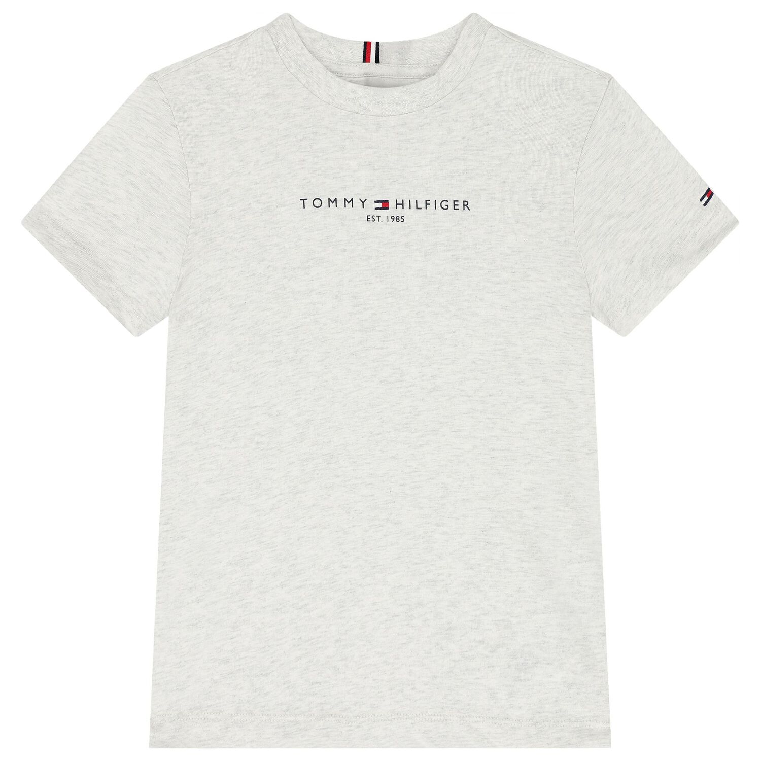 طقم اولاد شورت بالشعار باللون الرمادي, 2, hi-res