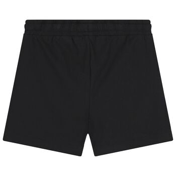 Boys Black Logo Shorts