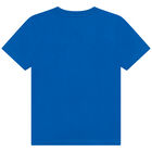 Boys Blue Logo T-Shirt, 2, hi-res