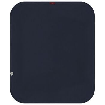 Baby Boys Navy Blue & Gold Logo Baby Blanket