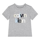 تيشيرت اولاد بالشعار باللون الرمادى , 1, hi-res