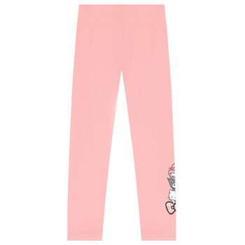 Girls Pink Hello Kitty Leggings
