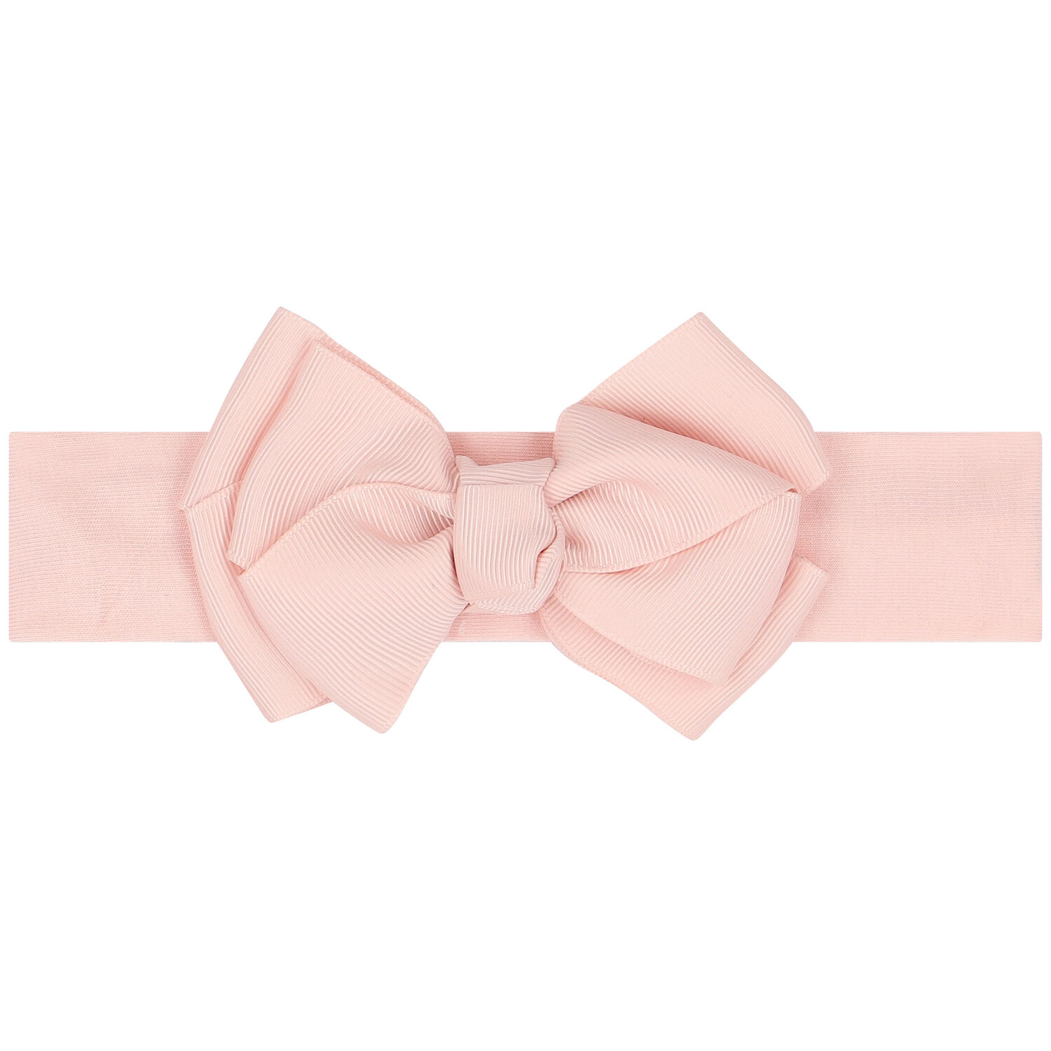 Baby Girls Pink Bow Headband, 2, hi-res