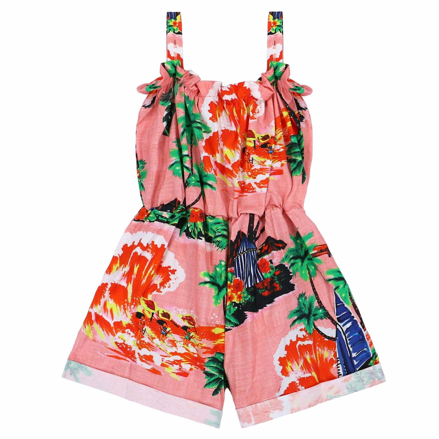 بدلة رياضة بناتي باللون الزهري, 1, hi-res