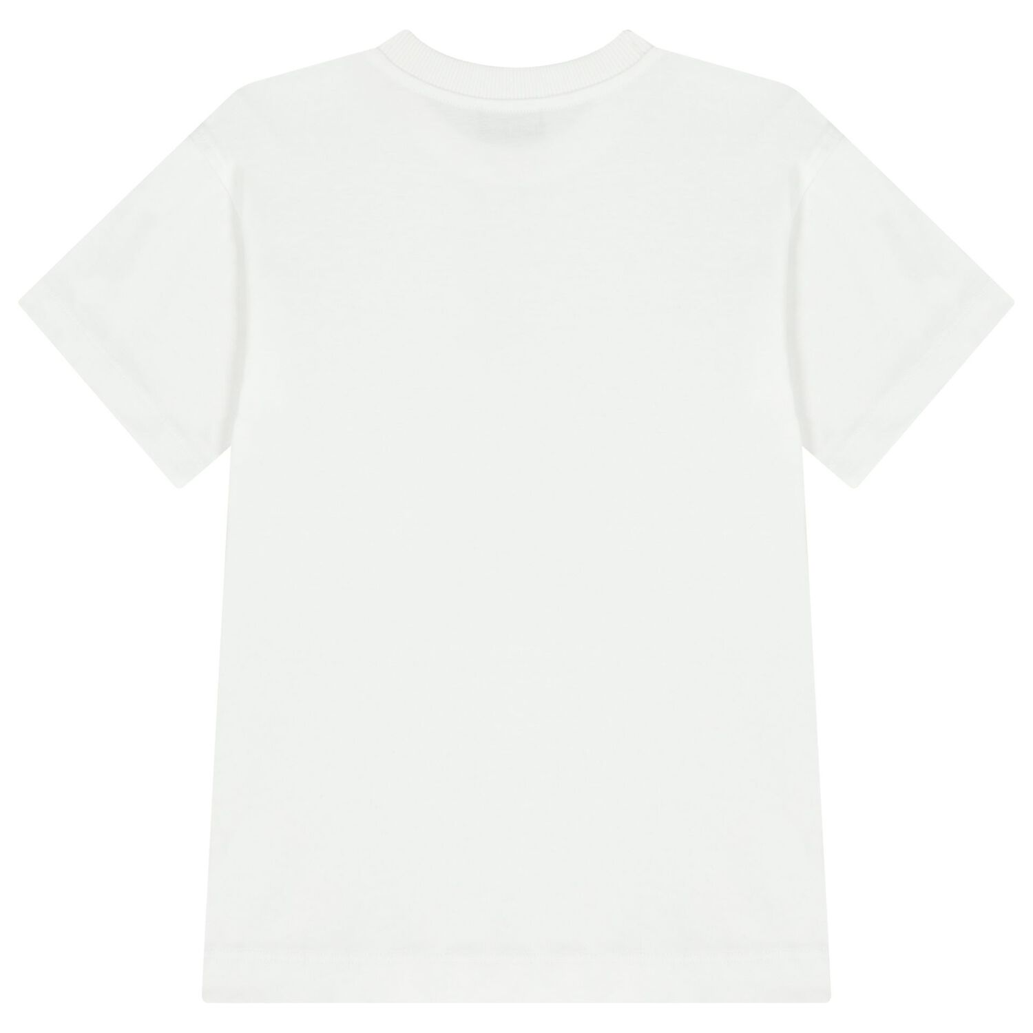 Boys White Logo T-Shirt, 1, hi-res