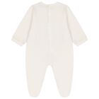 Ivory & Gold Babygrow, Hat & Bib Gift Set, 1, hi-res