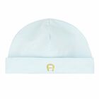 Baby Boys Blue Logo Hat, 2, hi-res
