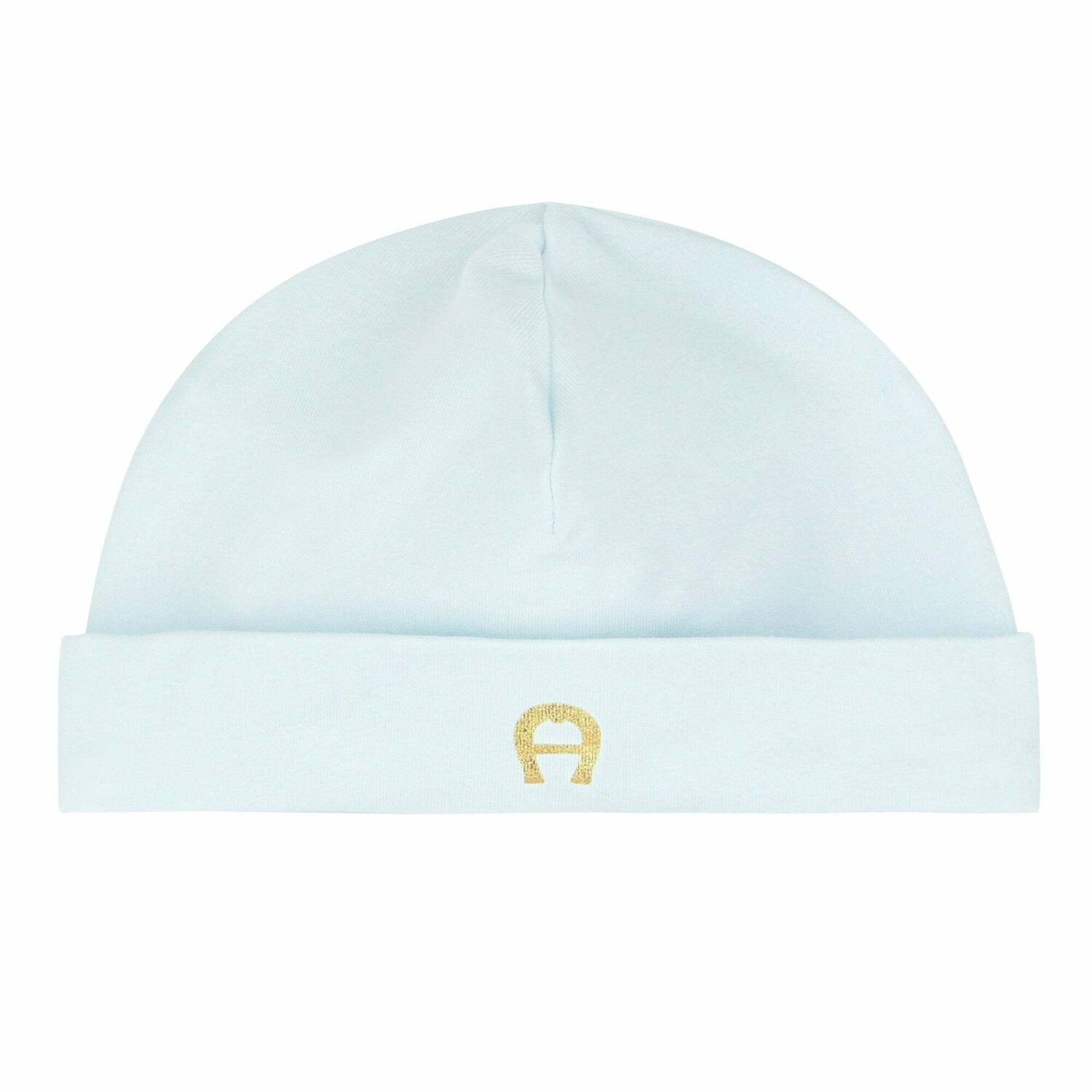 Baby Boys Blue Logo Hat, 2, hi-res
