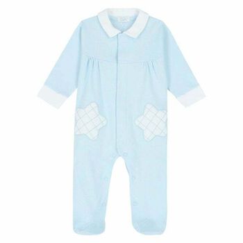 Baby Boys Blue Babygrow