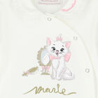 Baby Girls White Marie Graphic Babygrow, 1, hi-res