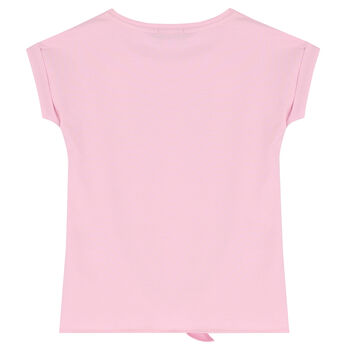 Girls Pink Logo T-Shirt