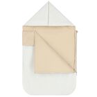 مدس بالشعار باللون الأبيض والبيج, 1, hi-res